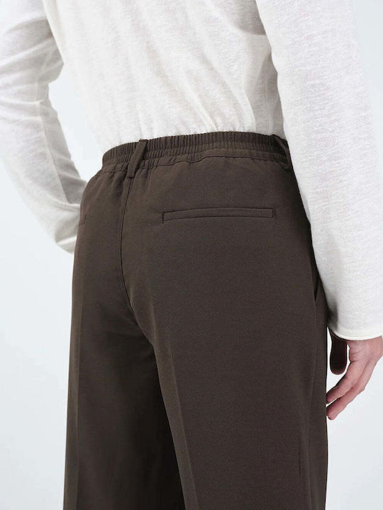 Men’s Brown Suit Trousers