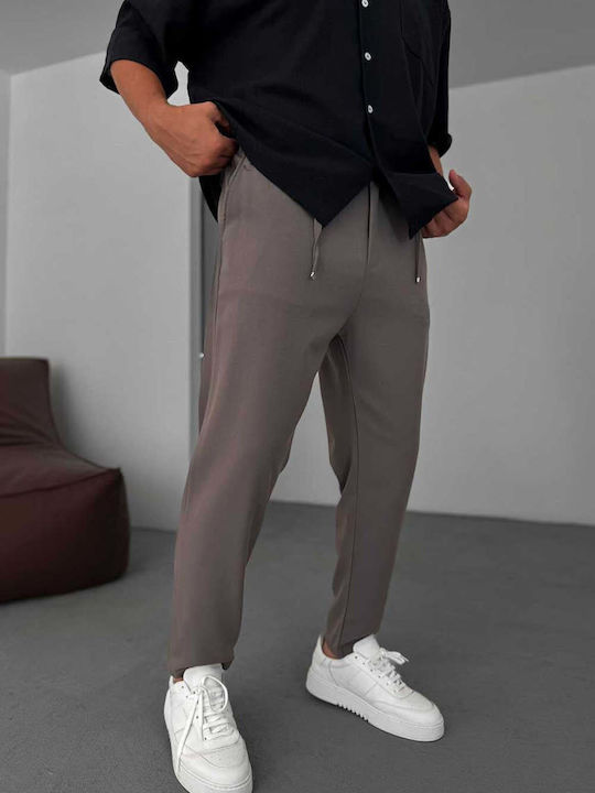 Men’s Loose Fit Brown Trousers