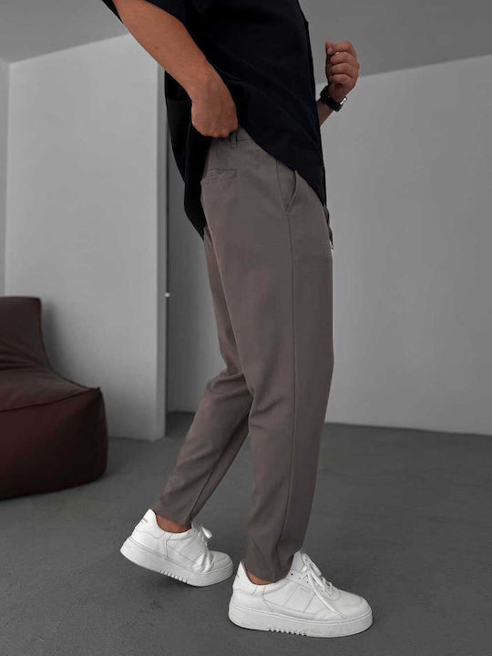 Men’s Loose Fit Brown Trousers