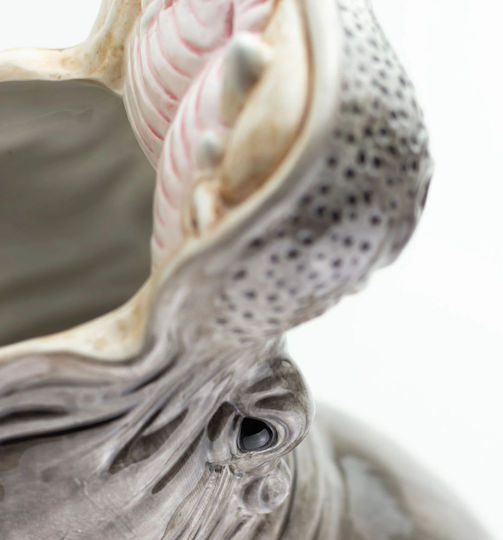 Donkey Decorative Grey Vase