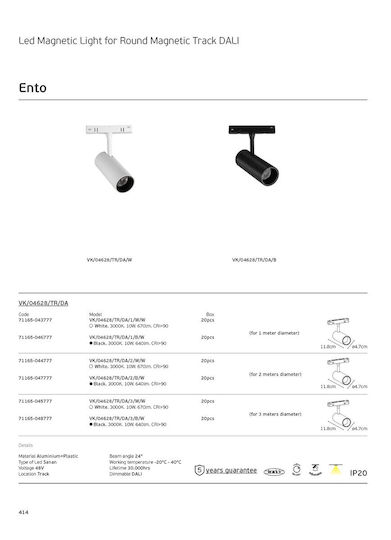 VK Lighting Commercial Linear LED Ceiling Light 10W Warm White