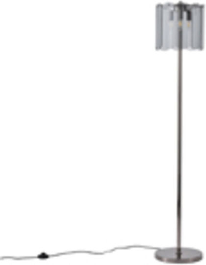 Eurolamp Floor Lamp H160xW30cm. with Socket for Bulb E14 Black