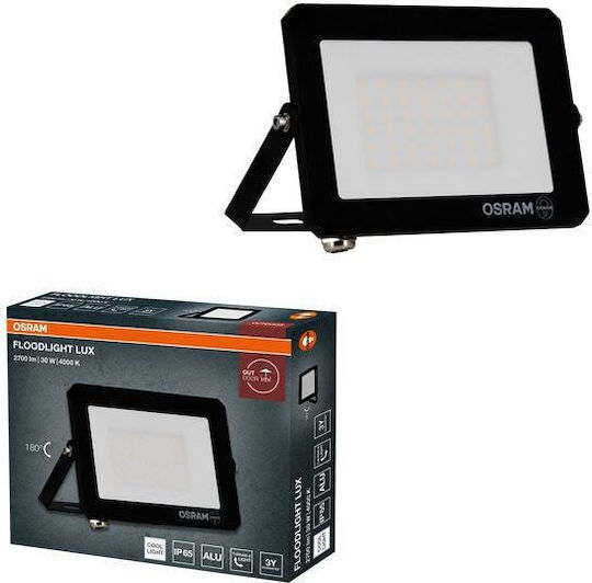 Osram Водоустойчив LED Прожектор 30W Неутрално Бяло 4000K IP65