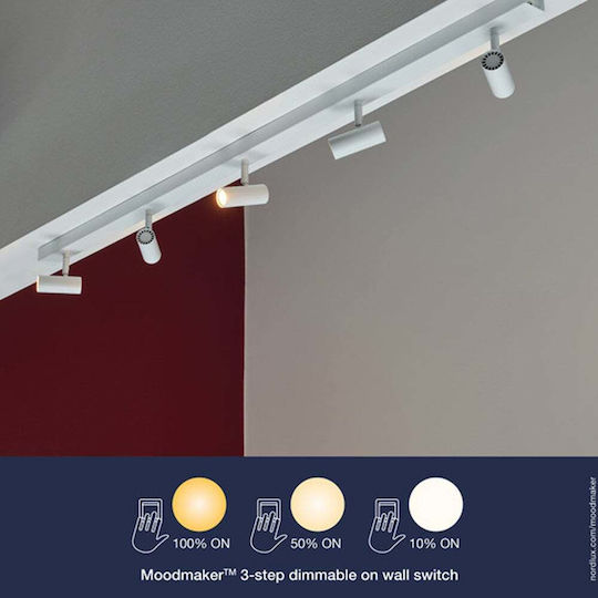 Nordlux Omari LED Spot cu 5 Lumini în Culoare Alb
