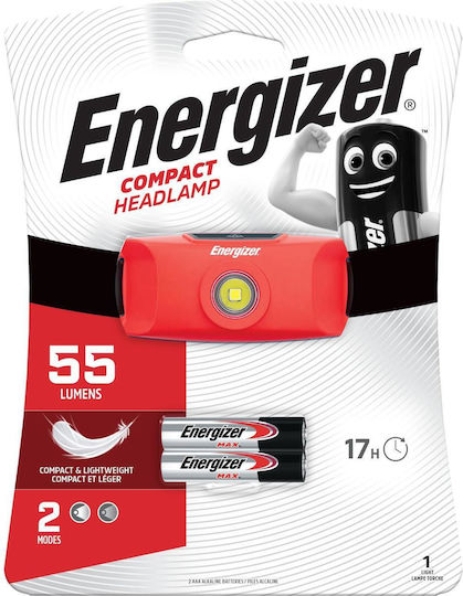 Energizer Headlamp LED with Maximum Brightness 43lm Led Black