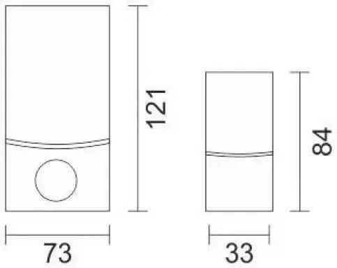 Spot Light Wireless Doorbell White