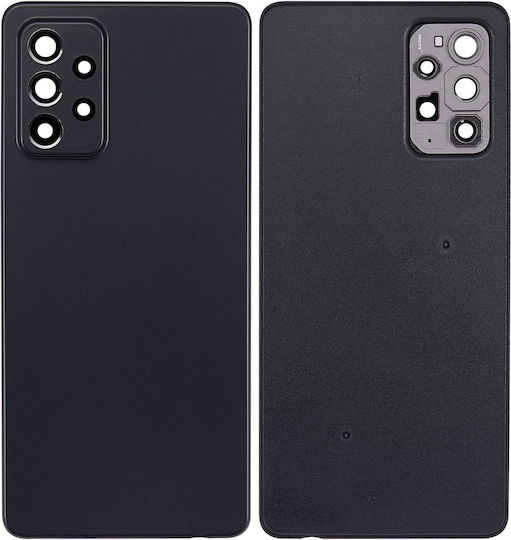 Capac Spate Din Sticlă Samsung Galaxy A72 A725 2021 Aftermarket Plus Awesome Negru