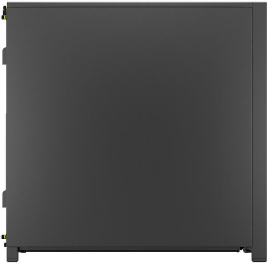 5000D Gaming Midi Tower Computer Case with Side Window Black