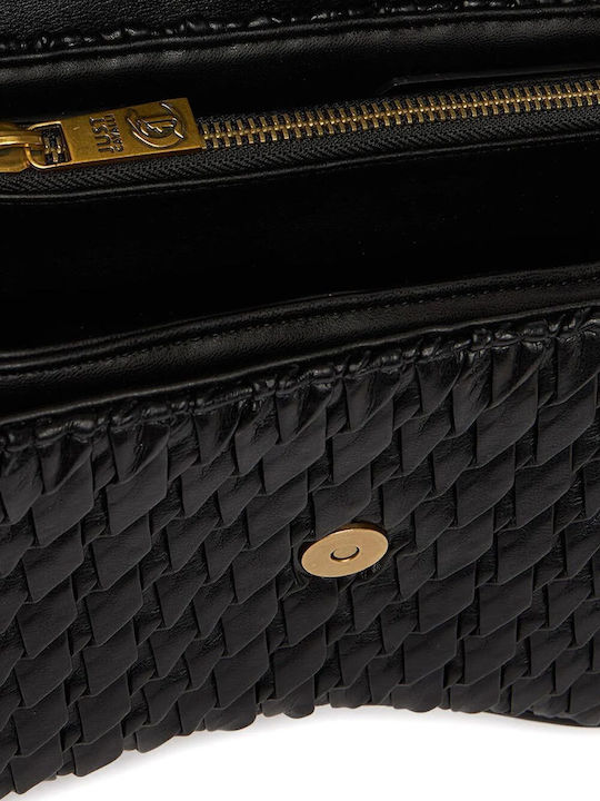 Schwarze Damen-Schultertasche