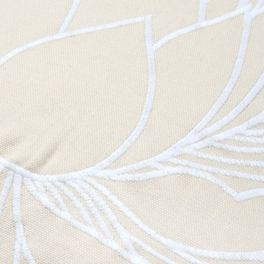 S-f Mekong Sofa Cushion in 100% Cotton Ecru 45x45cm