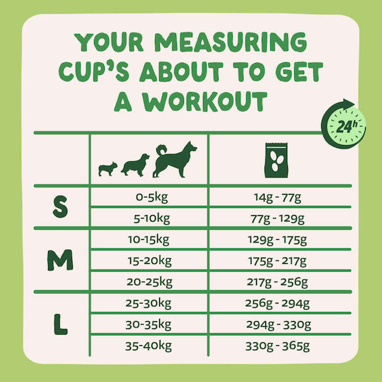1kg Grain-Free Dry Dog Food with Lamb, Meat and Vegetables