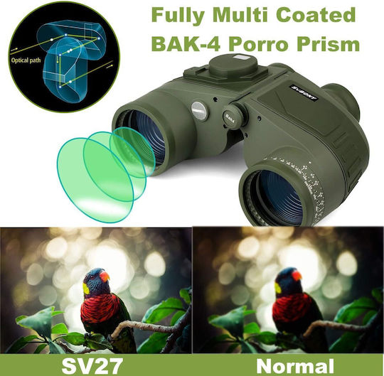 Compass Водоустойчиви бинокли 7x50 mm Porro