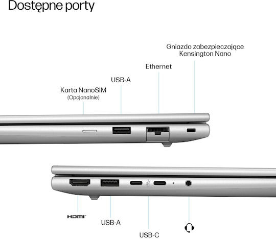 EliteBook 6 G1a 14" IPS FHD+ (Ryzen AI 300 Series-340/16GB/512GB SSD/W11 Pro) (US Keyboard)