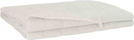 vidaXL Single Blanket 155x220cm White