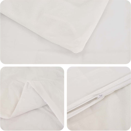 vidaXL Double 200x225cm White vidaXL Double 200x225cm White