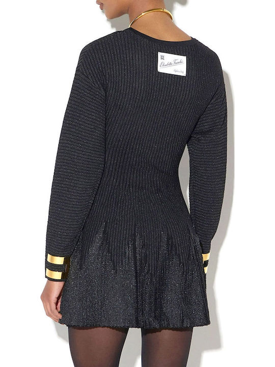Mini Knitted Black Dress