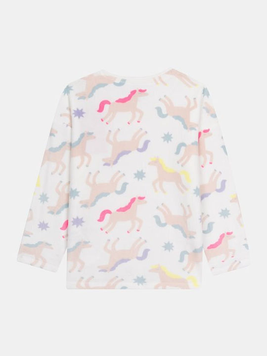 Dpam Kinderpyjama Weiß