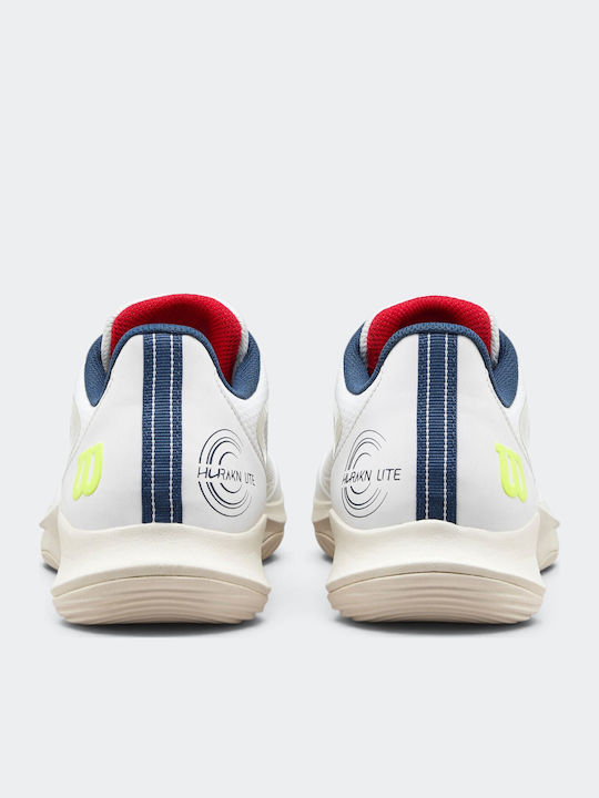 Wilson Hurakn Lite Ανδρικά Παπούτσια Padel Λευκά