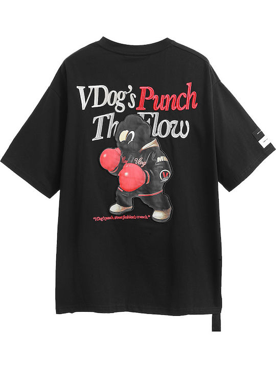 Mod Wave Movement Vanguard Dogs Punch 3d T-shirt Μαύρο