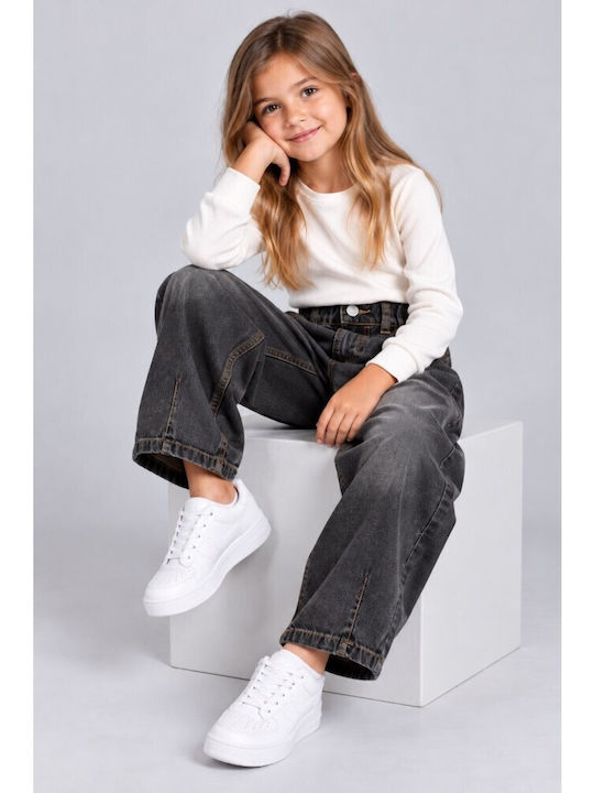 Kids' Black Jeans Trousers