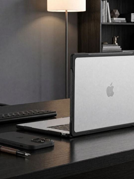 Tech-protect Velar Case Macbook Air 15" 2023 2024 2025 2026 – Transparent Black