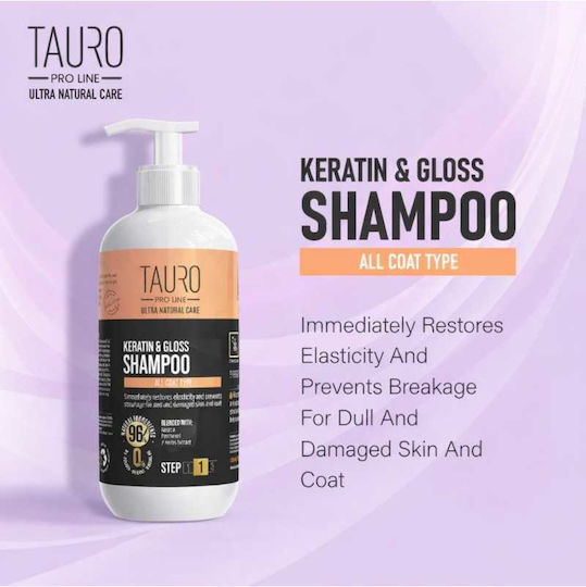 Tauro Keratin Gloss Shampoo 3.785 L