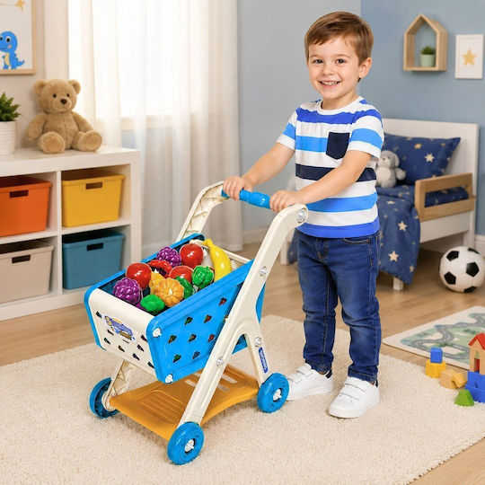 Lean Toys Supermarket Trolley for Ages 3+ 26 Pieces