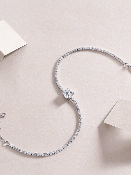 Lysea Women's Riviera Bracelet in Silver 16cm