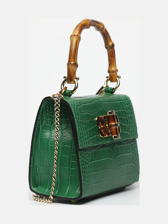 Damen-Crossbodytasche aus Leder Merlot / Bordeaux