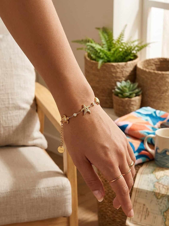 Lysea Women's Steel Chain Bracelet with Zircon Lysea Women's Steel Chain Bracelet with Zircon