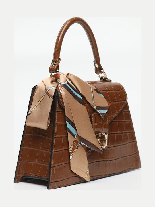 Leather Women's Satchel Bag Brown
