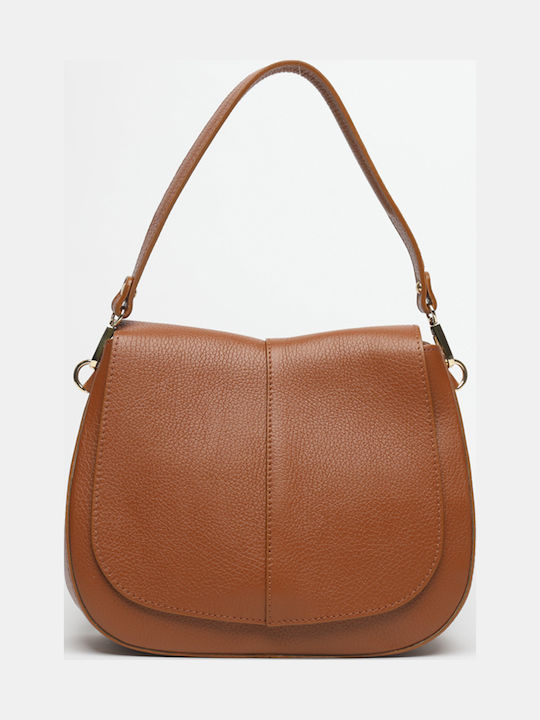 Burgunderrote Damen-Ledertasche zum Umhängen