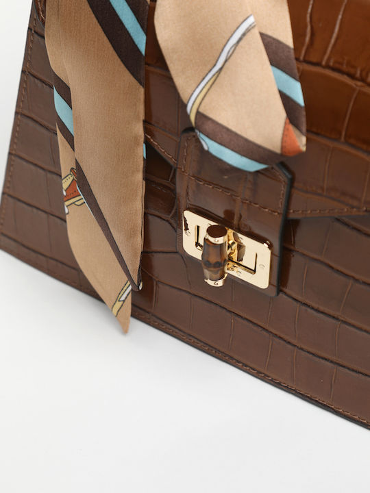 Leather Women's Satchel Bag Brown