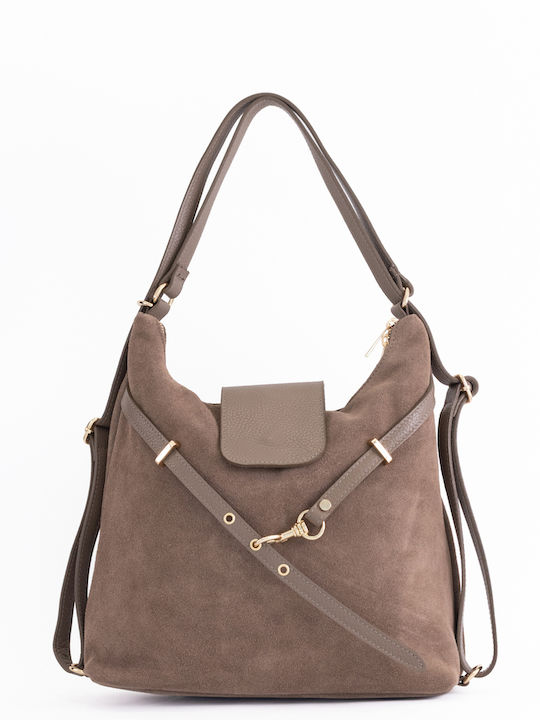 Leather Women's Shoulder Bag / Backpack Taype