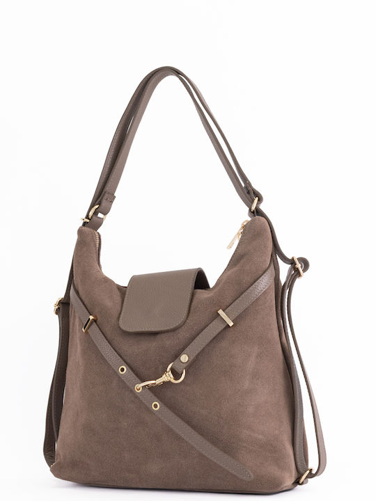 Leather Women's Shoulder Bag / Backpack Taype