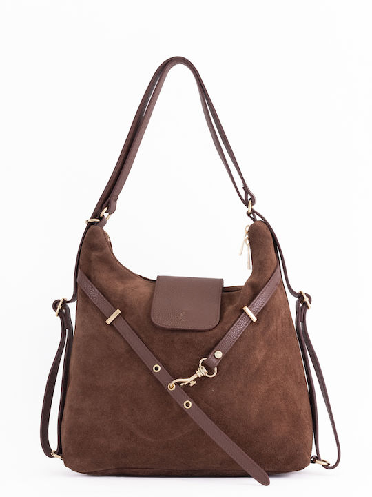 Leather Women's Shoulder Bag / Backpack Taype