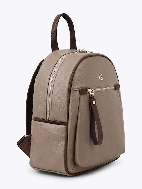 Women's Beige Backpack