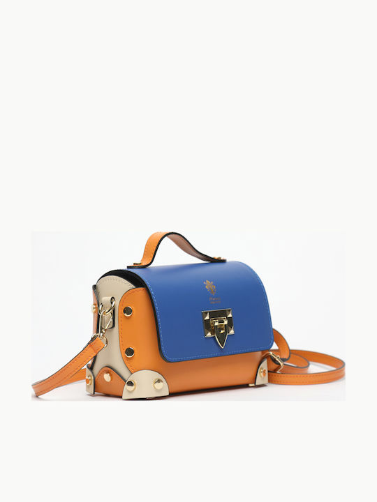 Red Leather Women's Shoulder Bag