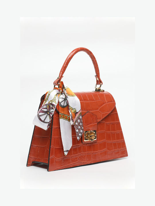 Leather Women's Crossbody Bag Red
