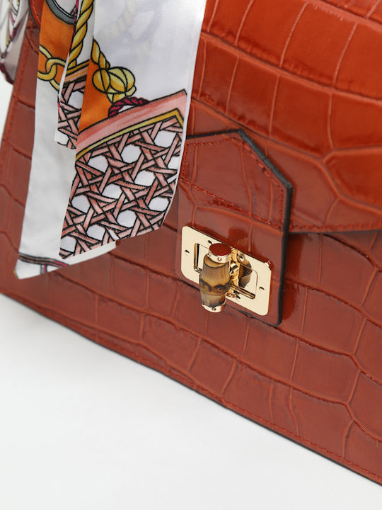 Leather Women's Crossbody Bag Red