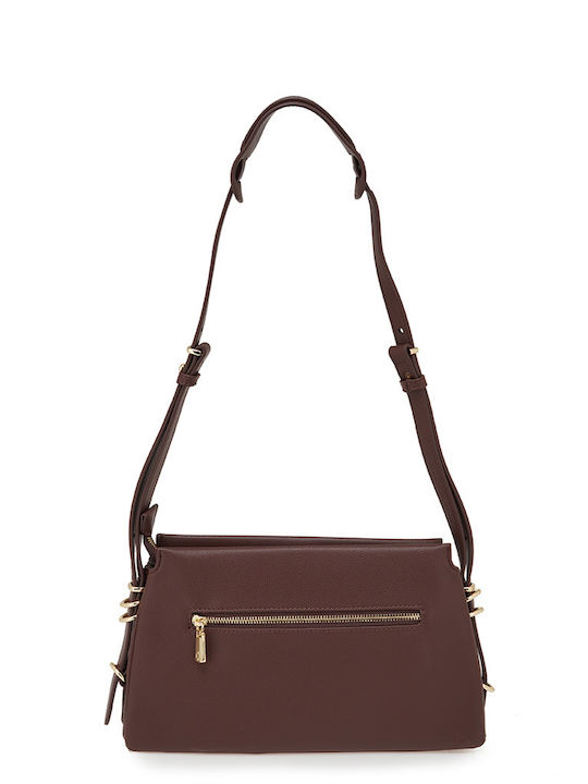 Braune Damen-Schultertasche