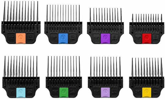 Wahl Wide Clipper Blade Guide Combs Set 8 Pieces