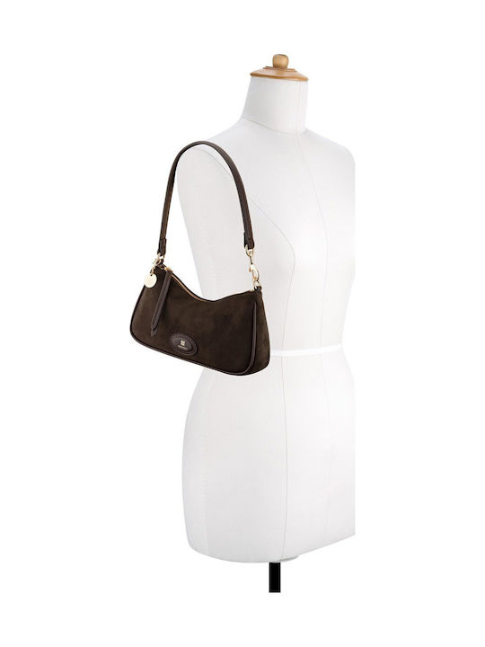 Cobel Fabric Women’s Shoulder Bag / Handbag Brown