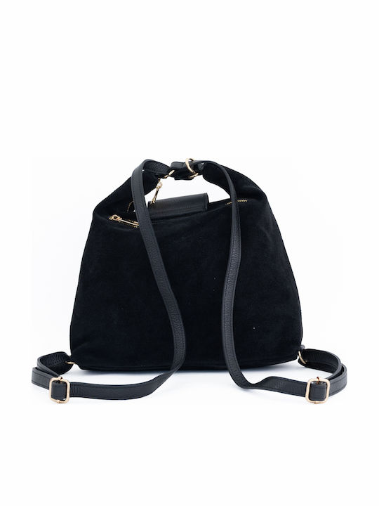 Burgunderrote Damen Schulter- / Rucksacktasche aus Leder