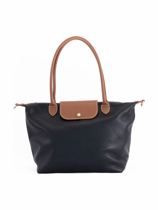 Bordeauxrote Damen-Schultertasche aus Leder