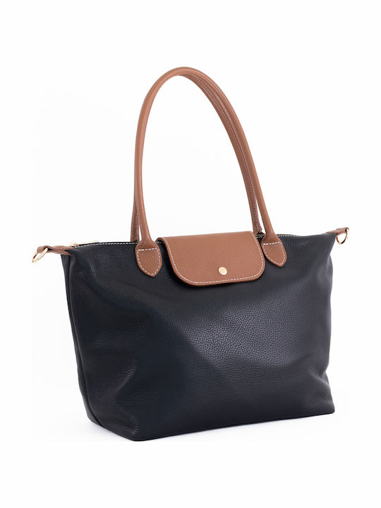 Bordeauxrote Damen-Schultertasche aus Leder