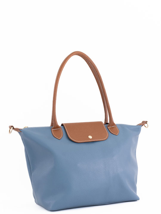 Bordeauxrote Damen-Schultertasche aus Leder