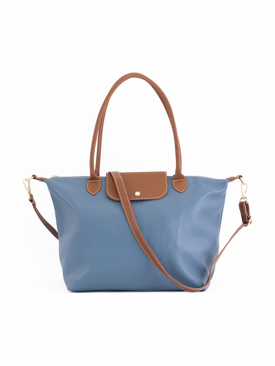 Bordeauxrote Damen-Schultertasche aus Leder
