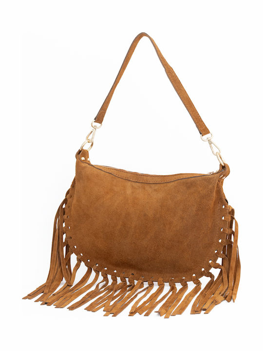 Black Leather Women's Shoulder Bag