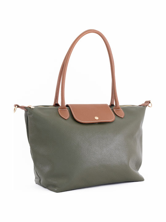 Bordeauxrote Damen-Schultertasche aus Leder